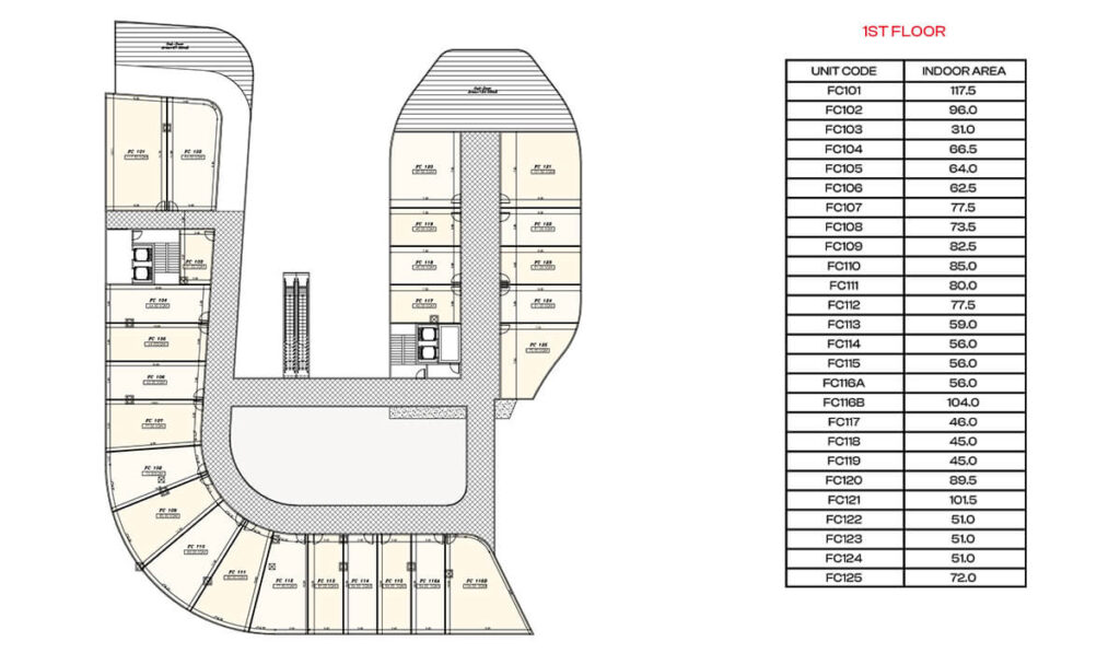 First floor - commercial